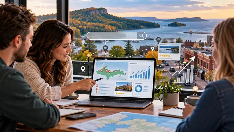 Local SEO strategy for Marquette and Upper Peninsula businesses